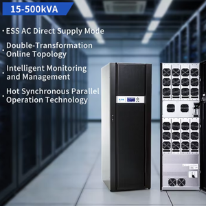 UPS en Línea 93E de 15 kVA, 13.5 kW, 380 V, 400 V, Trifásico, Doble Conversión, Sistema de Alimentación Ininterrumpida para Sala de Servidores de TI - Product Image 2