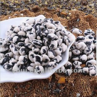 Achat direct en usine de haricots noirs rôtis Collation de soja salé avec wasabi et saveurs épicées Sac d'emballage en vrac