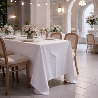 Nappe en polyester tissé sur mesure 230x600 cm grand format, robuste pour banquets, expositions et événements de grande envergure