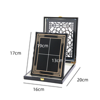 16*20cm de haute qualité et de qualité Plaque en bois d'affichage Table de bureau Logo personnalisé vierge Plaque en bois Cadeaux souvenirs pour les entreprises