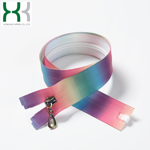 Gradient Màu <span class=keywords><strong>Nylon</strong></span> <span class=keywords><strong>Cfc</strong></span> Đối Diện Dây Kéo Ngược Pvc Dây Kéo Cho Hàng May Mặc Túi - Product Image 2