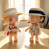[Uniquement en tissu] Ensemble de vêtements pour figurine d'action de 20 cm, robe à pois, robe de princesse bouffante.