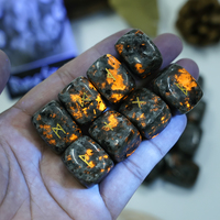 TGS GEMS Erstaunlicher Edelstein Natürlicher Kristall Bestseller Yooperlite Feuerstein Heilend Gravierte Wikinger-Runen Wahrsagerei Umweltfreundlich