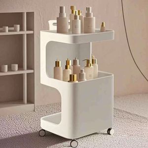 S Shape Beauty Shop Cabinet Salon Furniture Rolling <b>Trolley</b> Cart Best-Selling <b>Trolley</b> for Salon Manicure Shelf <b>Tools</b> Rack - Product Image 1