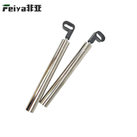 Amortisseur télescopique carré en acier inoxydable galvanisé - Amortisseur hydraulique insonorisant pour quincaillerie de mobilier de maison et de bureau