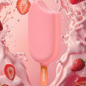 Barre de crème glacée à la fraise An Thai Minh avec saveur fraîche et gelato aromatisé au lait, fabriqué au Vietnam, sachet de 70g, prêt à consommer - Product Image 2