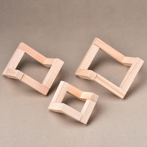 Support de présentoir en cristal poli PaFu Boîte décorative élégante avec tableau de grille en cristal <span class=keywords><strong>Vitrine</strong></span> de <span class=keywords><strong>collection</strong></span> de pierres précieuses naturelles - Product Image 3