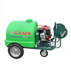 60L Trolley type gasoline diesel wheel sprayer farm disinfection machine agricultural greenhouse electric remote control sprayer