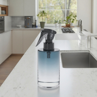 Pulvérisateurs à gâchette noirs 20/410 24/410 28/410 avec bouchon à vis en plastique PP, atomiseur à pompe à brume fine pour emballage de bouteilles de produits chimiques