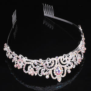 Accesorios para el cabello <span class=keywords><strong>de</strong></span> <span class=keywords><strong>la</strong></span> <span class=keywords><strong>Reina</strong></span> americana europea, Aro para el cabello, tocado <span class=keywords><strong>de</strong></span> corona <span class=keywords><strong>de</strong></span> novia <span class=keywords><strong>de</strong></span> boda transfronterizo - Product Image 6