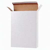 Enveloppe rigide en carton, format plat, auto-adhésive, blanche, 450 g/m², A4, pour l'envoi de photos, documents, CD, expédition