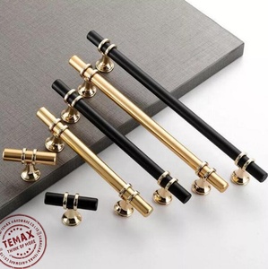 Temax tay nắm cửa nhiều màu với chân vàng kéo tủ và núm cho phần cứng tủ quần áo - Product Image 3