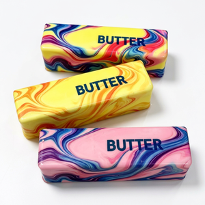 Realistic Soft Butter <b>Stick</b> Fidget Toy Slow Rebound Cute Squeeze Stress <b>Balls</b> PU Material 14cm Portable Squishy for Adults - Product Image 1