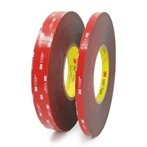Waterproof PVC Pressure Sensitive Tape 5915 Double Sided Acrylic Gray Masking Rubber Foam Tape with Strong Adhesion