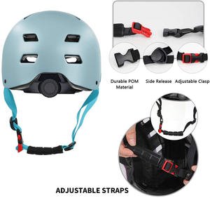 男性と女性のためのCE & CPSC認定ユニセックス強力ABSスケートボード & スクーターヘルメット大人のバイク電動ヘルメットスポーツスタイル - Product Image 6
