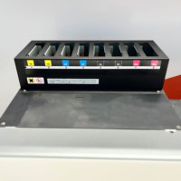 Imprimante jet d'encre éco-solvant Roland d'occasion de haute qualité pour étiquettes/cartes, imprimante rouleau-à-rouleau 1440 dpi résolution CMYK RE640