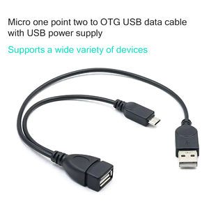 BOXPUT <span class=keywords><strong>Micro</strong></span> a <span class=keywords><strong>USB</strong></span> OTG Cable adaptador OTG <span class=keywords><strong>Micro</strong></span> <span class=keywords><strong>USB</strong></span> Host Power Converter Y <span class=keywords><strong>Micro</strong></span> Puerto OTG Cable adaptador PVC 2 en 1 estándar - Product Image 2