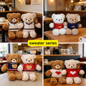 Osos de Peluche al por Mayor, Juguetes de Peluche Suaves Rellenos de Algodón PP, Juguetes Antiestrés, Regalo de San Valentín, Múltiples Estilos, Decoración de Peluche - Product Image 2