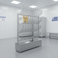 Séchoir à bottes personnalisable avec désinfection à l'ozone et température réglable pour la sécurité au travail et les bottes de pluie