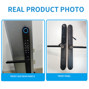 Hot Sale Smart Fingerprint <span class=keywords><strong>Lock</strong></span> Universal para Home Hotel Aço Ferro Impermeável Cartão Tuya Chave Quebrada Fechadura Da Porta De Alumínio - Product Image 4