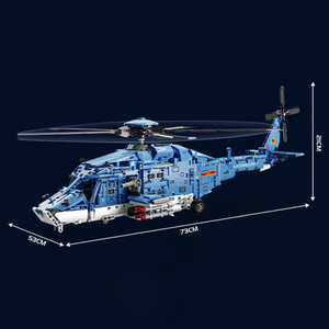 Ensemble de blocs de construction éducatifs DIY de 1711 pièces - Modèle d'hélicoptère - Jouet - Cadeau pour les enfants de 5 à 7 ans - Cadeau jouet - Product Image 5