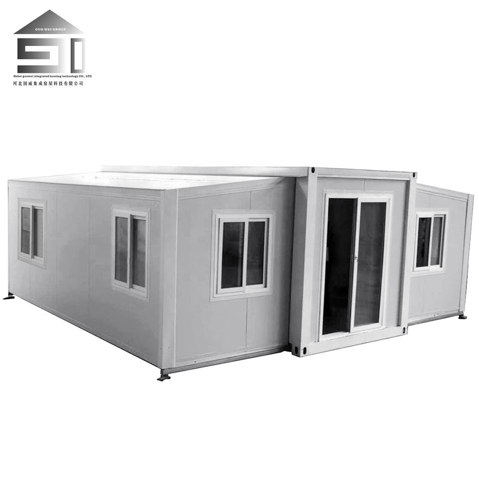 20ft Folding Prefab Modular Steel Wood Tiny Home Expandable Container ...