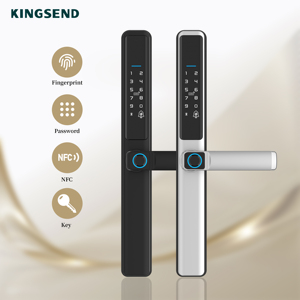 Weatherproof, Wi-Fi-enabled Smart Aluminum Electronic Fingerprint <b>Lock</b> Suitable for Outdoor Aluminum Doors - Product Image 1