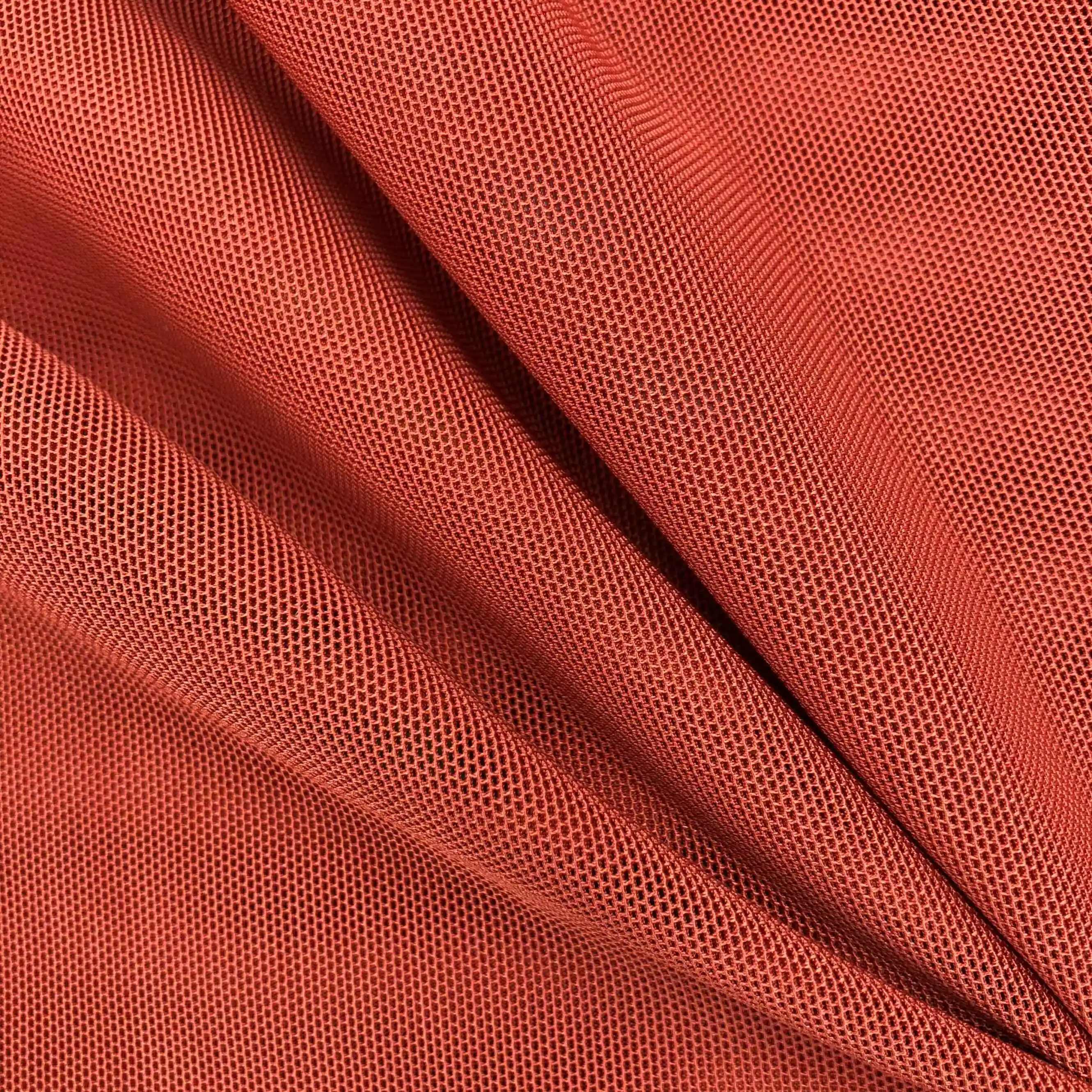 No6618 tecido de tule roxo e macio, design elegante, qualidade superior, malha hexagonal, tecido para vestido de noiva
