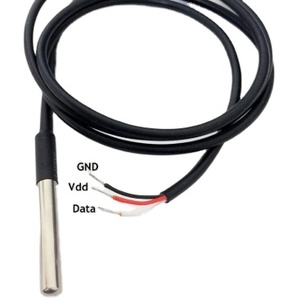 Giá cả cạnh tranh ban đầu ds1820 1/2/3m DS18B20 cảm biến nhiệt độ DS18B20 + - Product Image 2