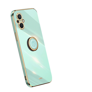 เคสฝาหลังสีทึบอุปกรณ์เสริมโทรศัพท์มือถือชุบแบบนิ่ม TPU นิ่มหรูหราสำหรับ A96 OPPO/<span class=keywords><strong>reno7z</strong></span> /oneplus Nord N20 5G ห่วงเคสโทรศัพท์ - Product Image 1