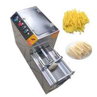 Kleine gemotoriseerde multifunctionele groente- en fruitsnijmachine van roestvrij staal, 220/380V, aanpasbare kracht, voor aardappelchips en uien
