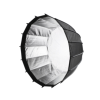 Studio Photo professionnel en tissu de 120cm pour Softbox diffuseur de Flash LED plié rapide grille parabolique profonde pour la photographie en plein air