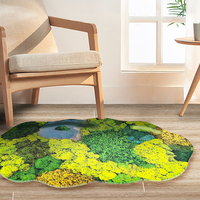 Tapis décoratif en fausse fourrure de cachemire, tapis moelleux pour chambre à coucher, salon, salle de bain