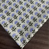 Tissu en coton imprimé à motifs floraux violets, léger, idéal pour les vêtements d'été