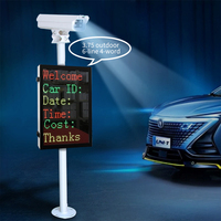 P4.75 papan tampilan pesan LED, papan reklame tanda matriks bergulir Mini papan iklan elektronik LED