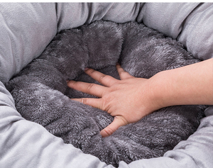 Machine Washable Cushion Set Indoor Warm Pet Nest Washable Luxury Kitty <strong>and</strong> Large Cat <strong>Dog</strong> <strong>Kennel</strong> Cat Bed - Product Image 5