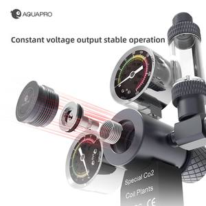 Aquapro-Compteur de <span class=keywords><strong>CO2</strong></span> électromagnétique à double jauge <span class=keywords><strong>pour</strong></span> <span class=keywords><strong>aquarium</strong></span>, <span class=keywords><strong>extincteur</strong></span> à cylindre en aluminium ND-102 UK US - Product Image 3