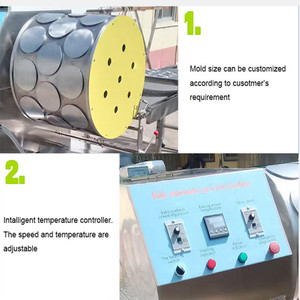 Machine à personnaliser pour la fabrication de produits céréaliers : machine à <span class=keywords><strong>faire</strong></span> des feuilles d'injera, de rouleaux de printemps, de samosas et de lumpias - Product Image 4