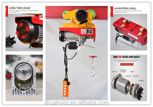 リフティングマシン2025ミニ電気ホイスト金属建材ワイヤーロープスリングタイプ - Product Image 5