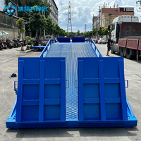 Rampe mobile de chantier robuste 8-15 tonnes en acier au carbone, rampe de chargement pour chariot élévateur, conteneur, plateforme de 2160 mm de large
