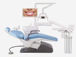 Sillón Dental Eléctrico con Luz LED de Operación, Sistema de Limpieza Automática del Escupidera, Unidad Dental Tapizada, Equipo Clínico - Product Image 5