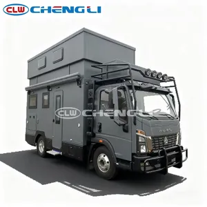 Camping-car HOWO 4X2 à toit relevable, nouveau modèle chinois, type C, alimentation diesel - Product Image 6