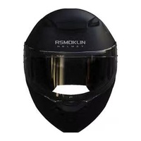 Casques de moto en ABS durables avec mentonnière relevable, double visière, coussinets d'oreille amovibles, boucle de sécurité, doublure en coton confortable, vente en gros