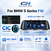 Pour BMW Série 5 F10 NBT CIC Écran audio stéréo de voiture Android 15 CarPlay Android Auto BT GPS DSP