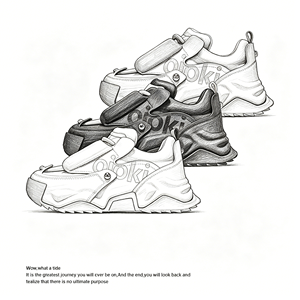 Sneakers de luxe unisexes, cuir véritable, chaussures de mode streetwear haut de gamme, chaussures décontractées, chaussures clunky, chaussures pour papa, pour hommes <span class=keywords><strong>et</strong></span> femmes - Product Image 2