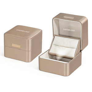 Nhà Máy Led Valentine Hộp quà tặng sang trọng đám cưới đề nghị Nhẫn hộp đồ trang sức bao bì hộp với biểu tượng tùy chỉnh - Product Image 5