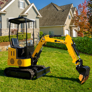 Mini Excavadora Económica con Certificación CE/ISO, Piezas del Tren de Rodaje, Mini Excavadora Hidráulica de 1.2 Toneladas para Agricultura - Product Image 1