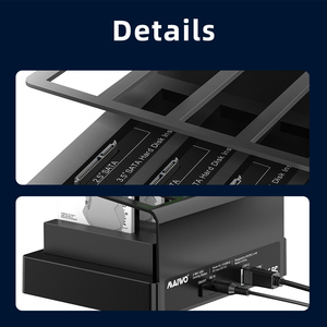 MAIWO K305BU3S Estación de Acoplamiento para Discos Duros de 4 Bahías, Adaptador a USB 3.0, Carcasa de Expansión para HDD/SSD de 64 TB - Product Image 5
