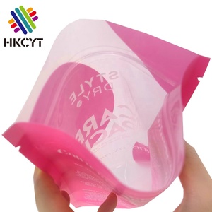 Sacs personnalisés à fermeture éclair unités, sacs en plastique refermables avec Logo imprimé, sacs rose à glissière - Product Image 3