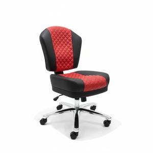 Sillas de Póker de Alta Calidad en Oferta, Sillas de Casino Grandes de Cuero Genuino, Base Redonda Negra, Sillas para Máquinas Tragamonedas - Product Image 4